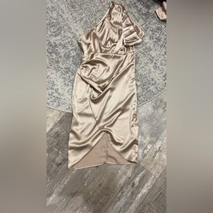 One shoulder dress!